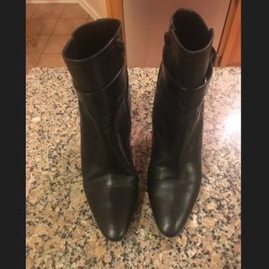 Manolo Blahnik Leather Booties. Great Condition!